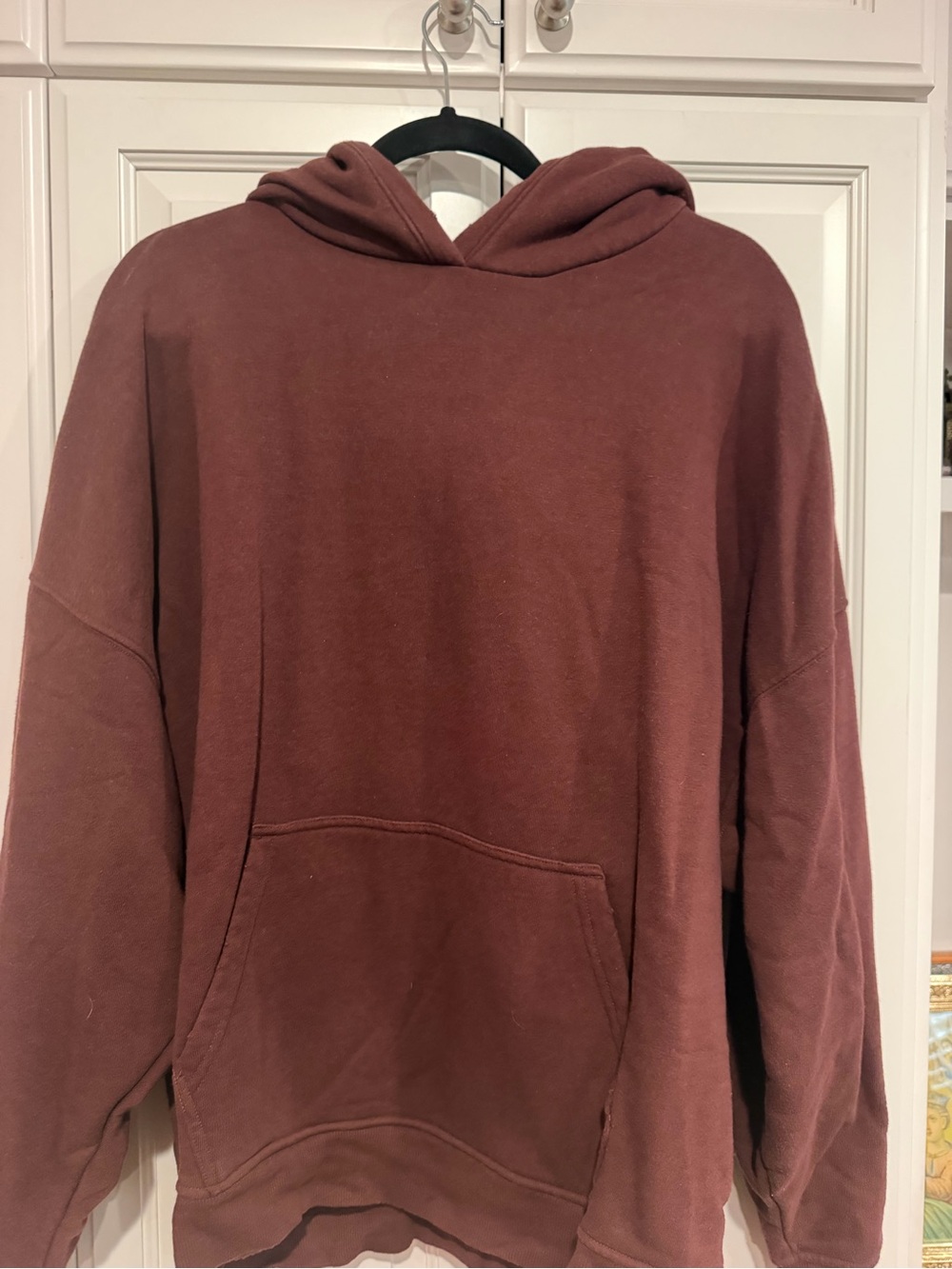 nuuds Vintage Fleece Hoodie - Black Cherry